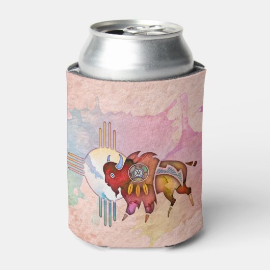 Spirit Buffalo Animal Totem Cooler (Blikje Voorkant)