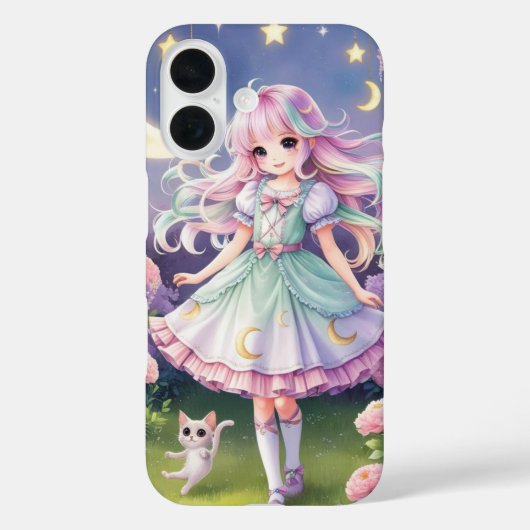 Spirit Cat telefoonhoesje - Magical Girl Kawaii Case-Mate iPhone Case (Achterkant)