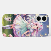Spirit Cat telefoonhoesje - Magical Girl Kawaii Case-Mate iPhone Case (Achterkant (horizontaal))