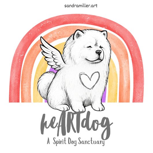 SPIRIT CHOW PROMISE  Memorial Folded Greeting Card Kaart