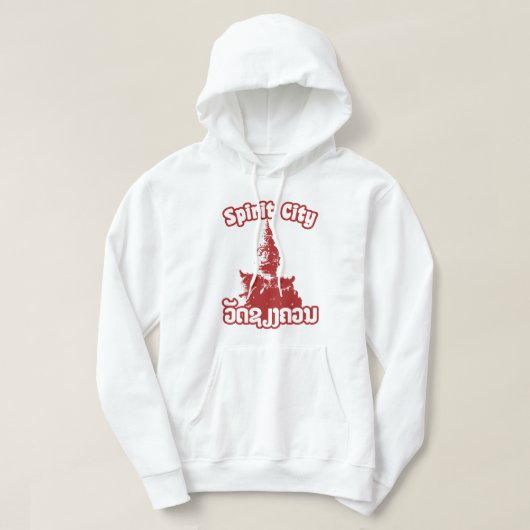Spirit City - Wat Xieng Khuan, Vientiane, Laos Hoodie (Design voorkant)