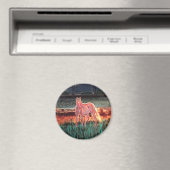 Spirit Dream Horse, gebilderd Magneet (Insitu (Vaatwasser))