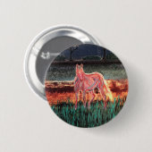 Spirit Dream Horse, gebilderd Ronde Button 5,7 Cm (Voorkant /achterkant)