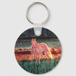 Spirit Dream Horse, gebilderd Sleutelhanger