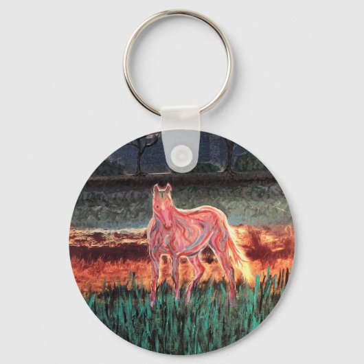 Spirit Dream Horse, gebilderd Sleutelhanger (Voorkant)