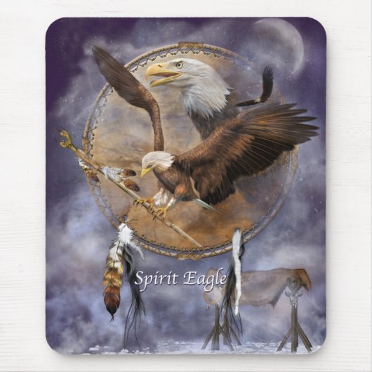 Spirit Eagle Mousepad Muismat (Voorkant)