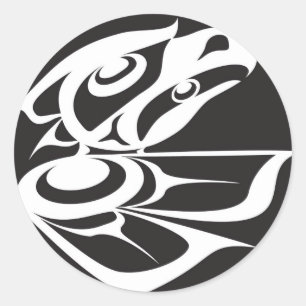 Spirit Eagle Ronde Sticker