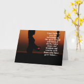 Spirit Eternal Dark Mother Wiccan Sympathy Card Kaart (Gele Bloem)