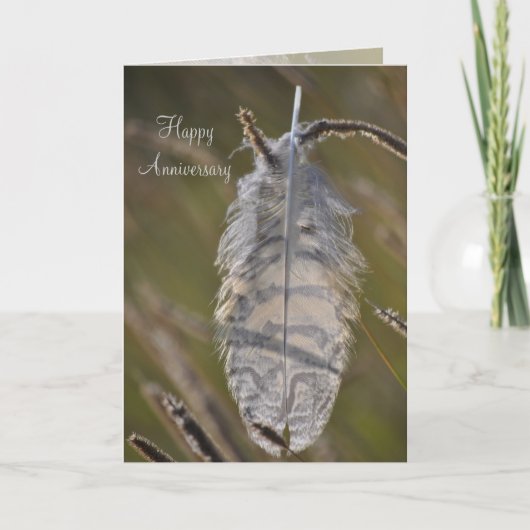 Spirit Feather Jubileum Kaart (Voorkant)