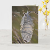 Spirit Feather Jubileum Kaart (Gele Bloem)