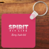 Spirit Fit Life Feeling Wheel Sleutelhanger (Achterkant)