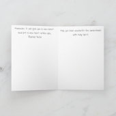 Spirit Floral Jumping Mule door Sherry Jarvis Bedankkaart (Binnen)