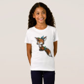 Spirit Fox - Cute Totem Animal T-shirt (Voorkant volledig)