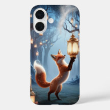 Spirit Fox Telefoonhoesje – Fantasy Lantern Forest