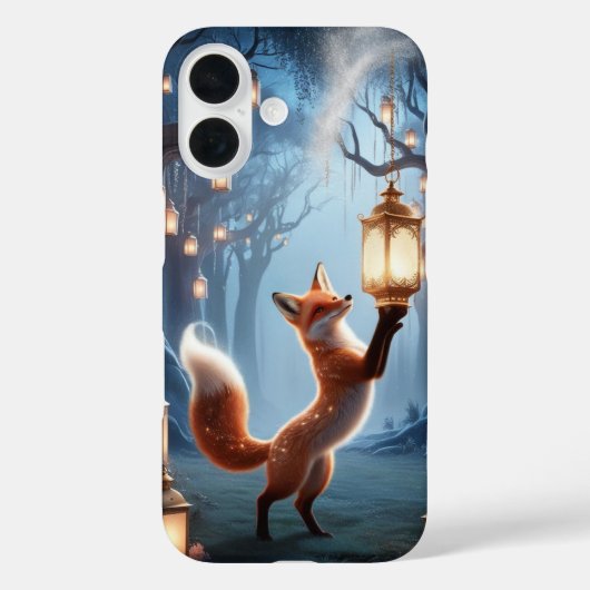 Spirit Fox Telefoonhoesje – Fantasy Lantern Forest Case-Mate iPhone Case (Achterkant)