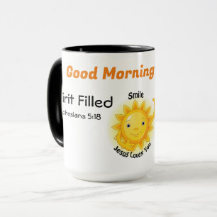 Spirit gevuld Goedemorgen Zonsopgang Mok