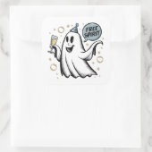 Spirit Ghost Square Sticker Set (Tas)