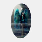 Spirit Guide Angel Fantasy Art van Molly Harrison Keramisch Ornament (Rechts)