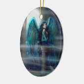 Spirit Guide Angel Fantasy Art van Molly Harrison Keramisch Ornament (Links)