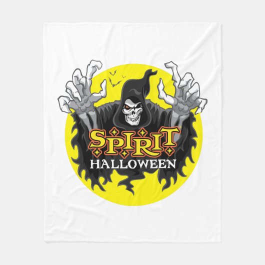 Spirit Halloween Fleece Deken (Voorkant)