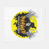 Spirit Halloween Fleece Deken (Voorkant (Horizontaal))