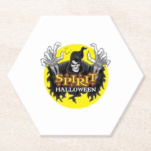 Spirit Halloween Kartonnen Onderzetters (Voorkant)