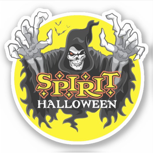 Spirit Halloween Sticker (Voorkant)