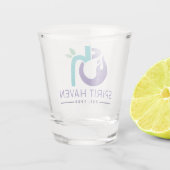 Spirit Haven Logo Shot Glass Glas (Achterkant)
