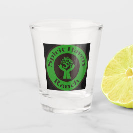 Spirit Haven Ranch Logo Shot Glass Glas