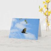 “Spirit Hill Eagle” Condoleancekaart #1 Kaart (Gele Bloem)