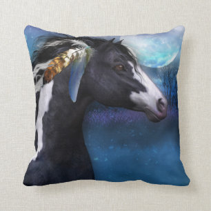 Spirit Horse Equine Pillow, fantasiekunst Kussen