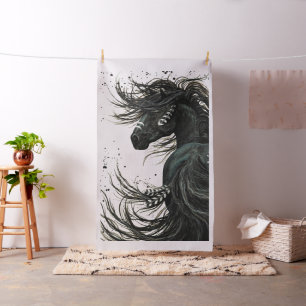 Spirit Horse Fabric-panel door Bihrle Stof