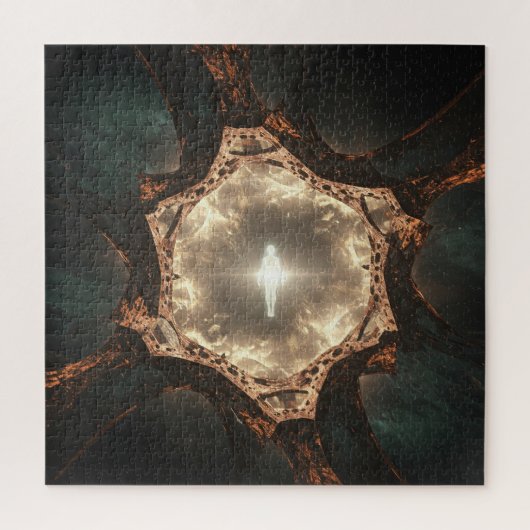 Spirit Inside Materialen in de Diepe Donkere Buite Legpuzzel (Verticaal)