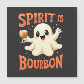 Spirit is bourbon Spooky Halloween Alcoholliefhebb (Voorkant)