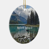 Spirit Island Jasper Nationaal Park Ornament (Rechts)