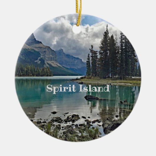 Spirit Island Jasper Nationaal Park Ornament (Voorkant)