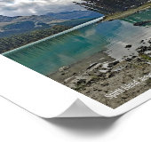 Spirit Island Maligne Lake Jasper Nationaal Park Poster (Hoek)