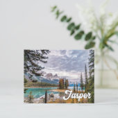 Spirit Island, Nationaal park Jasper Briefkaart (Staand voorkant)