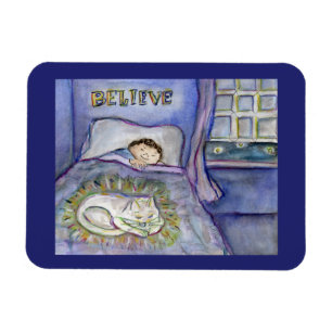 Spirit Kitty Kat Pet Grief Art Magnet Magneet