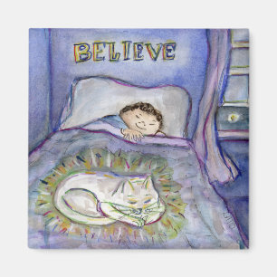 Spirit Kitty Kat Pet Grief Art Magneten