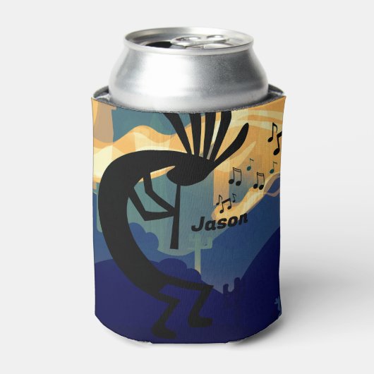 Spirit Kokopelli Blauwgroen Blikjeskoeler (Blikje Voorkant)