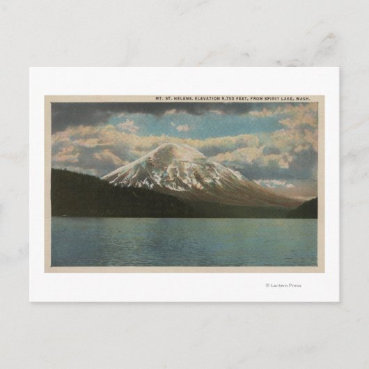 Spirit Lake, WA - Uitzicht van Mt. St. Helens Briefkaart (Voorkant)