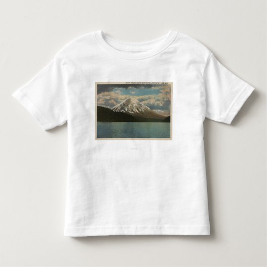 Spirit Lake, WA - Uitzicht van Mt. St. Helens Kinder Shirts (Voorkant)