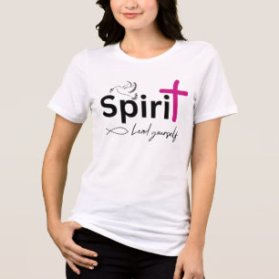 Spirit leid jezelf   Inspirerend Quote Vrouwen Tri-Blend Shirt