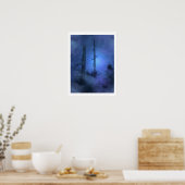 "SPIRIT MIST" Blue Forest Poster (Keuken)