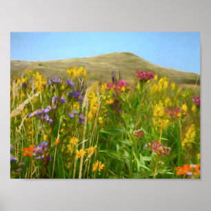 Spirit Mound Wildflower Poster