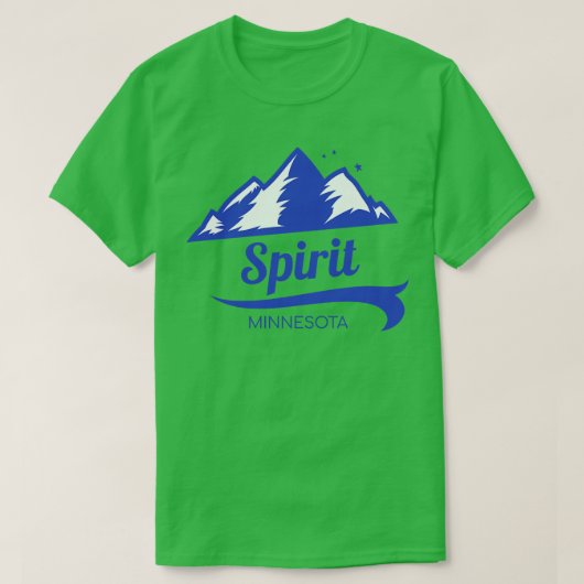 Spirit Mountain ski Minnesota T-shirt (Design voorkant)