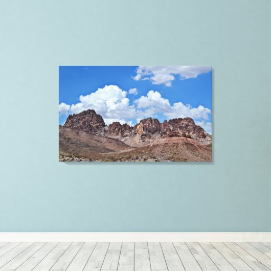 Spirit Mountains Fotografisch Kunstcanvas Canvas Afdruk (Insitu (Houten vloer))