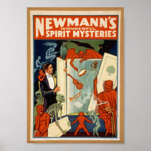 Spirit Mysteries, Vintage poster, c. 1911 Poster