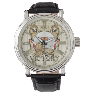 Spirit of 66 Three Lions Engels Football Horloge
